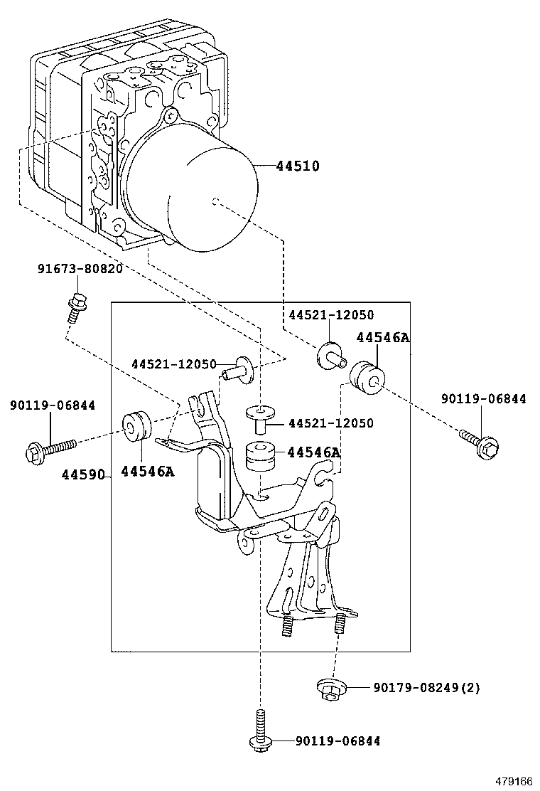  CROWN COMFORT SED |  BRAKE TUBE CLAMP