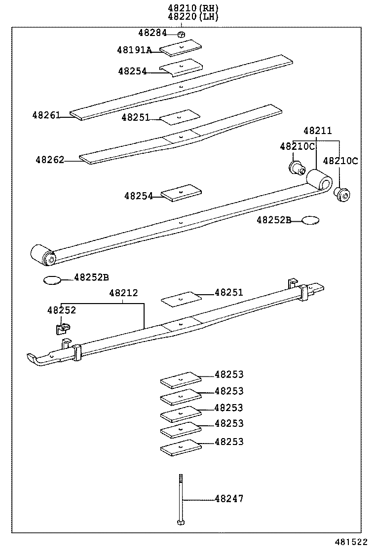  DYNA TOYOACE |  REAR SPRING SHOCK ABSORBER