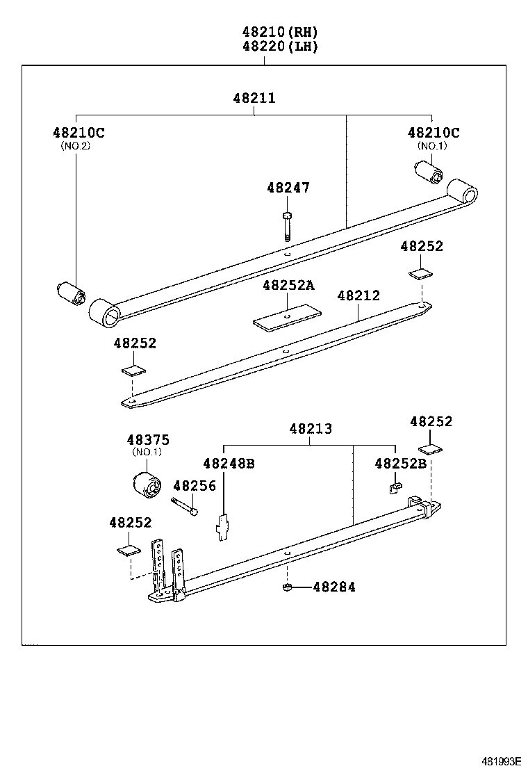  HIACE REGIUSACE |  REAR SPRING SHOCK ABSORBER