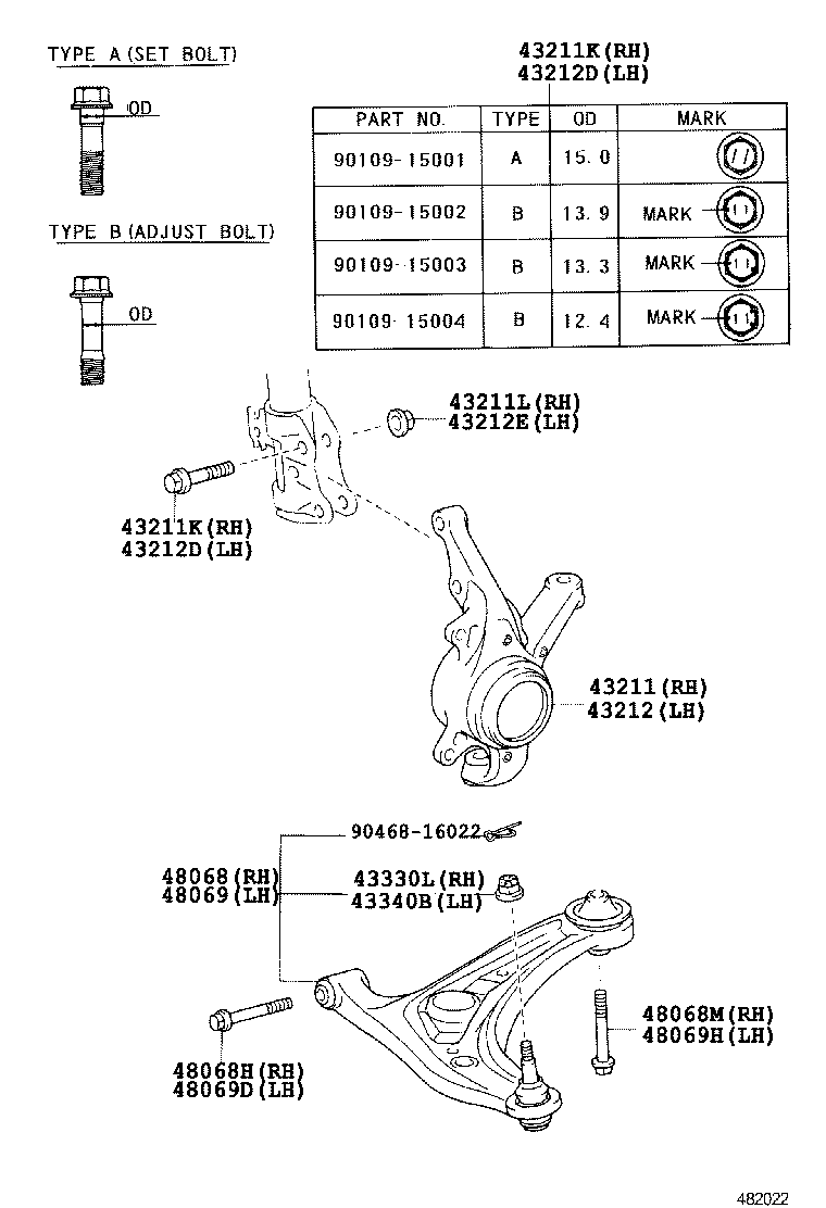  IST |  FRONT AXLE ARM STEERING KNUCKLE