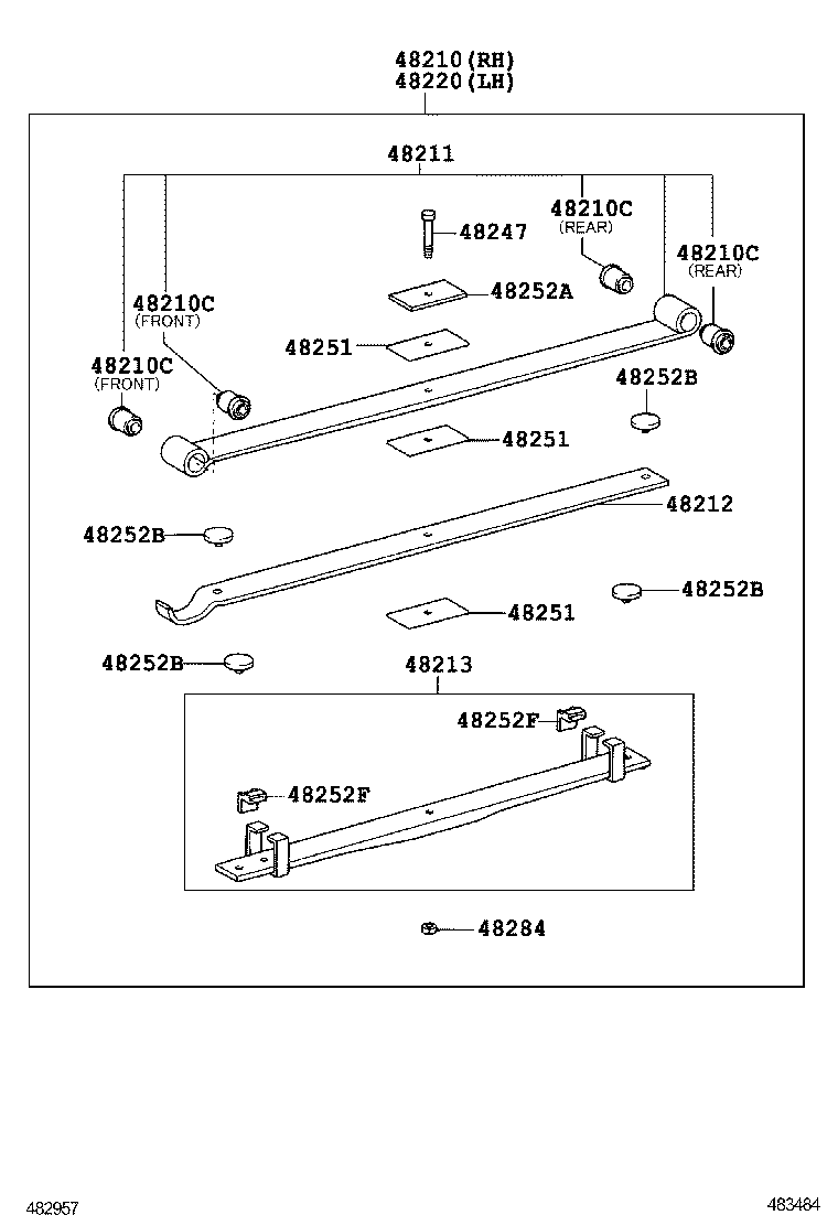  DYNA TOYOACE |  REAR SPRING SHOCK ABSORBER