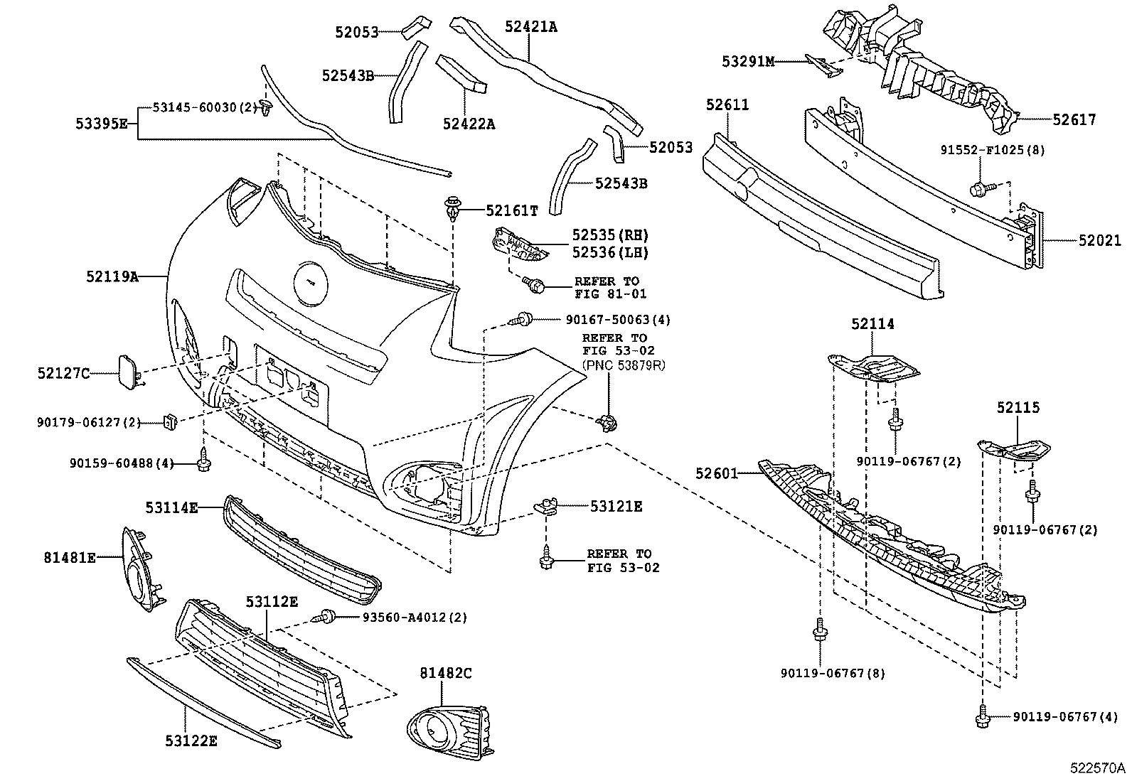  IQ |  FRONT BUMPER BUMPER STAY