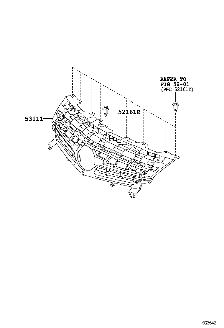  PRIUS PLUG IN HBD |  RADIATOR GRILLE