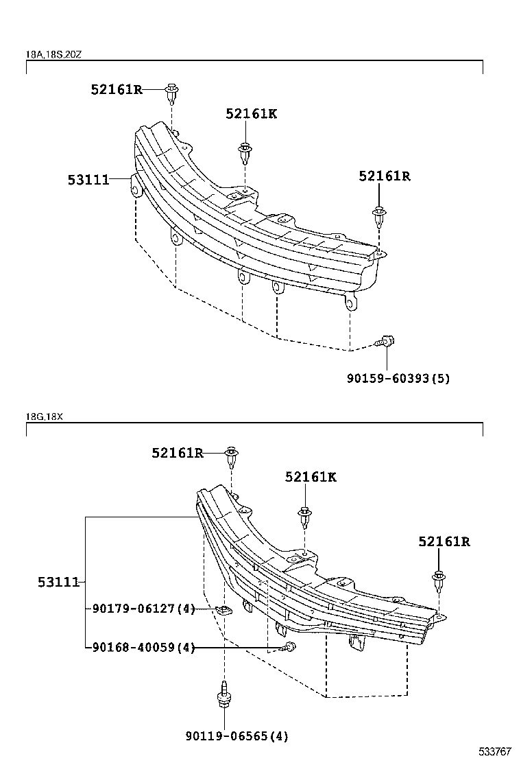  WISH |  RADIATOR GRILLE