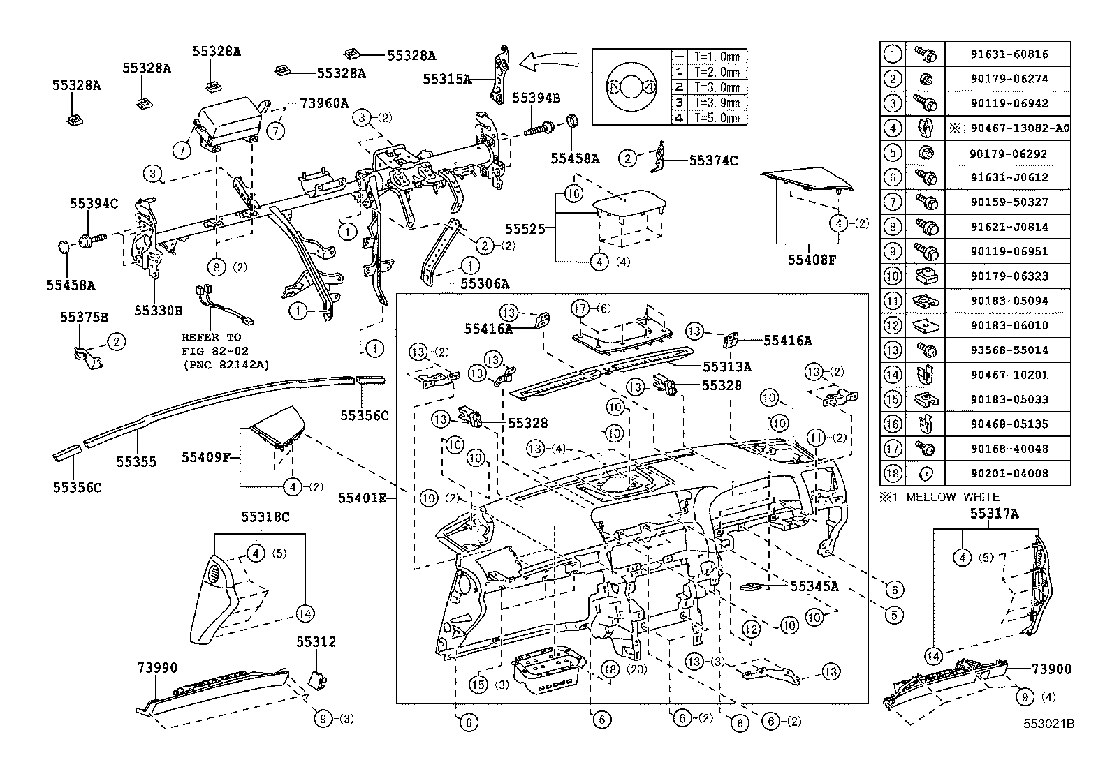  LS600H 600HL |  INSTRUMENT PANEL GLOVE COMPARTMENT