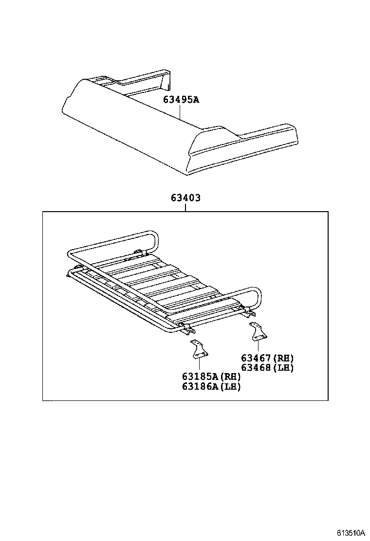  DYNA TOYOACE |  ROOF PANEL BACK PANEL