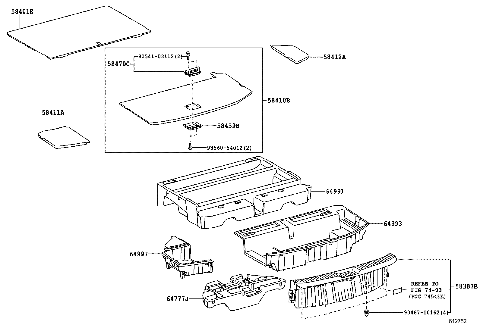  MARK X ZIO |  DECK BOARD DECK TRIM COVER