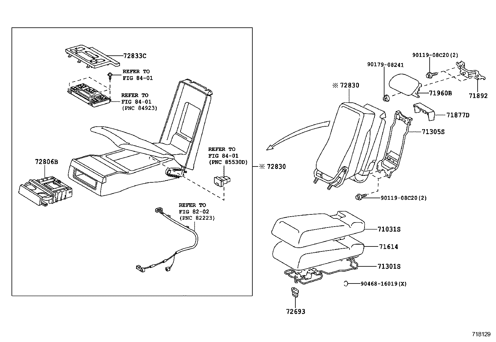  LS600H 600HL |  REAR SEAT SEAT TRACK