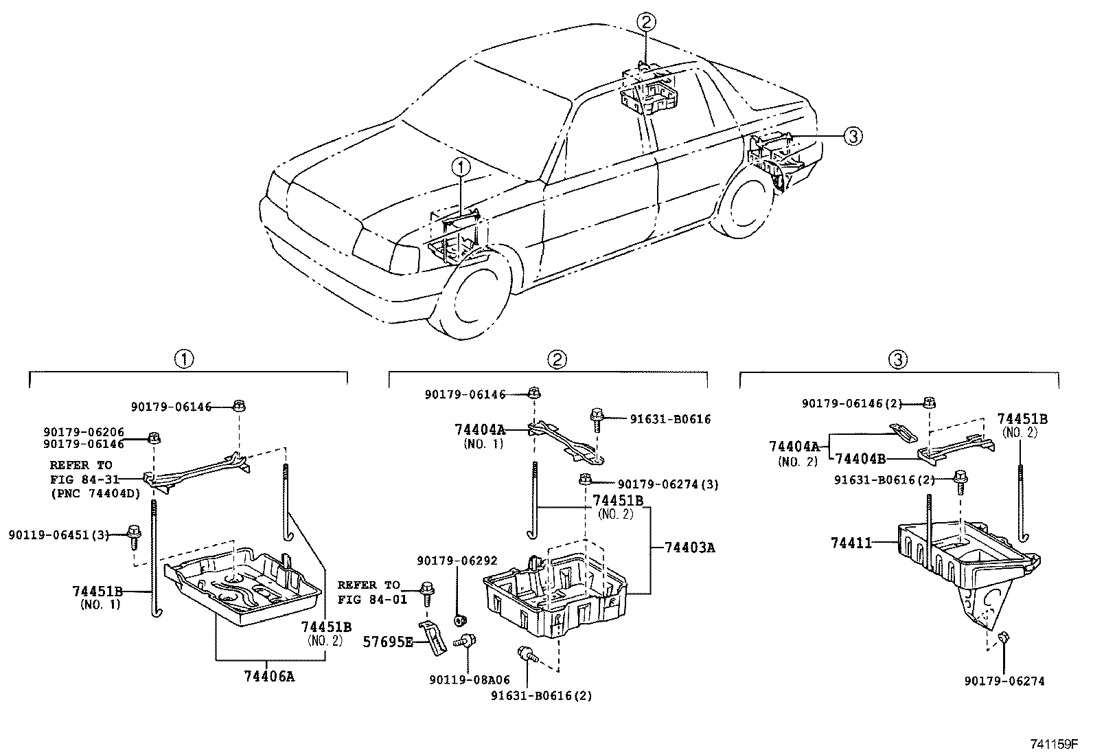  CROWN COMFORT SED |  BATTERY CARRIER