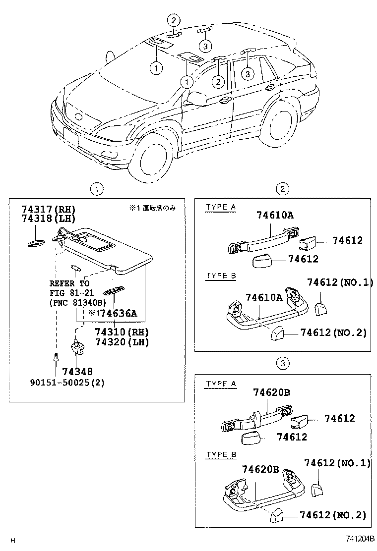  HARRIER |  ARMREST VISOR