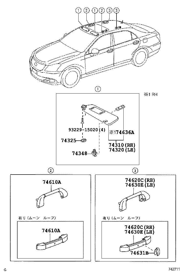  MAJESTA |  ARMREST VISOR