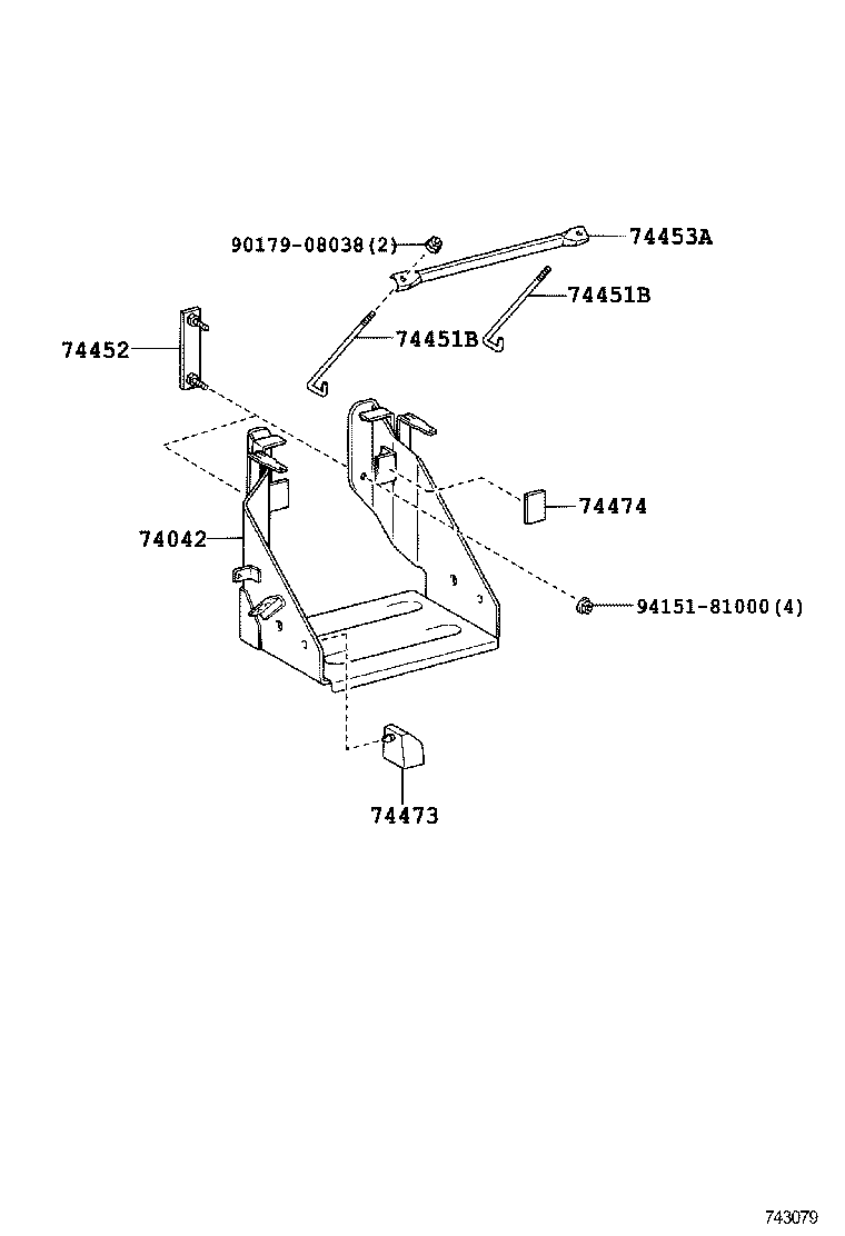  DYNA TOYOACE |  BATTERY CARRIER