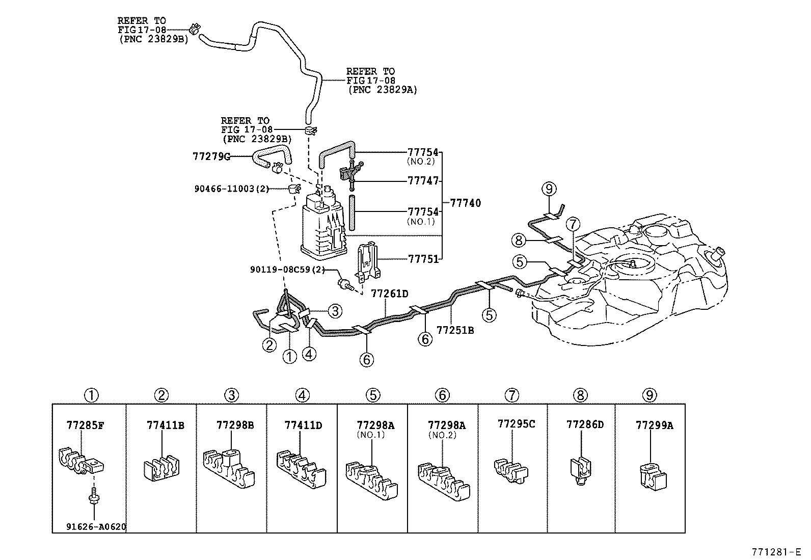  HARRIER |  FUEL TANK TUBE