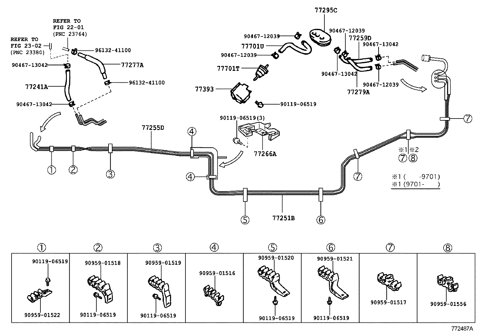  CROWN COMFORT SED |  FUEL TANK TUBE