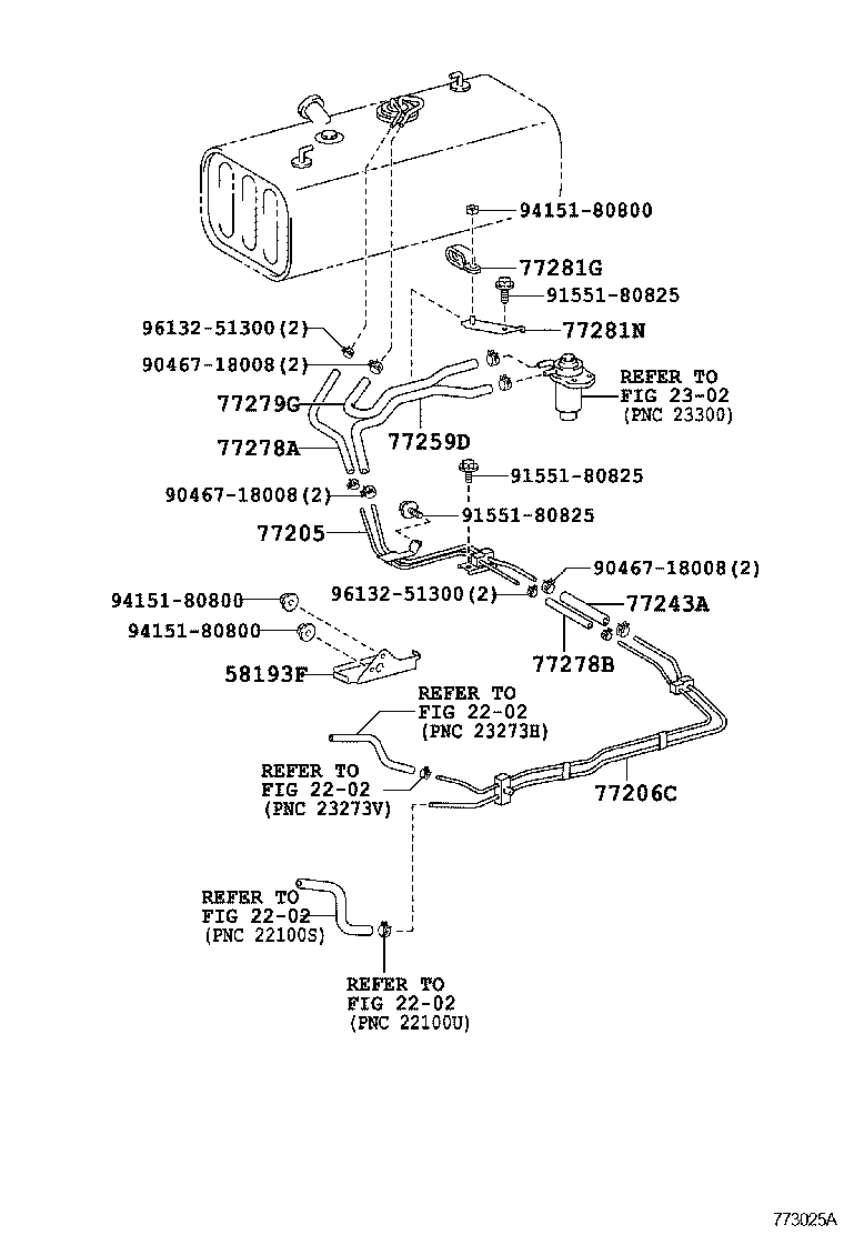  DYNA TOYOACE HV |  FUEL TANK TUBE