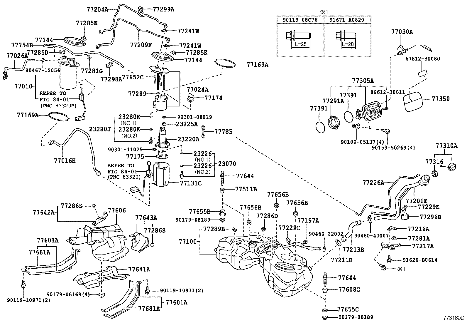  GS250 350 450H |  FUEL TANK TUBE