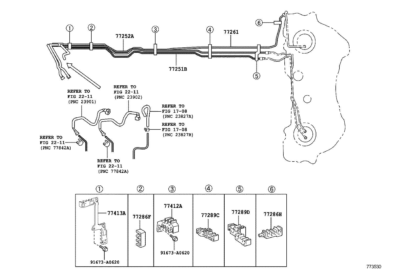  GS250 350 450H |  FUEL TANK TUBE