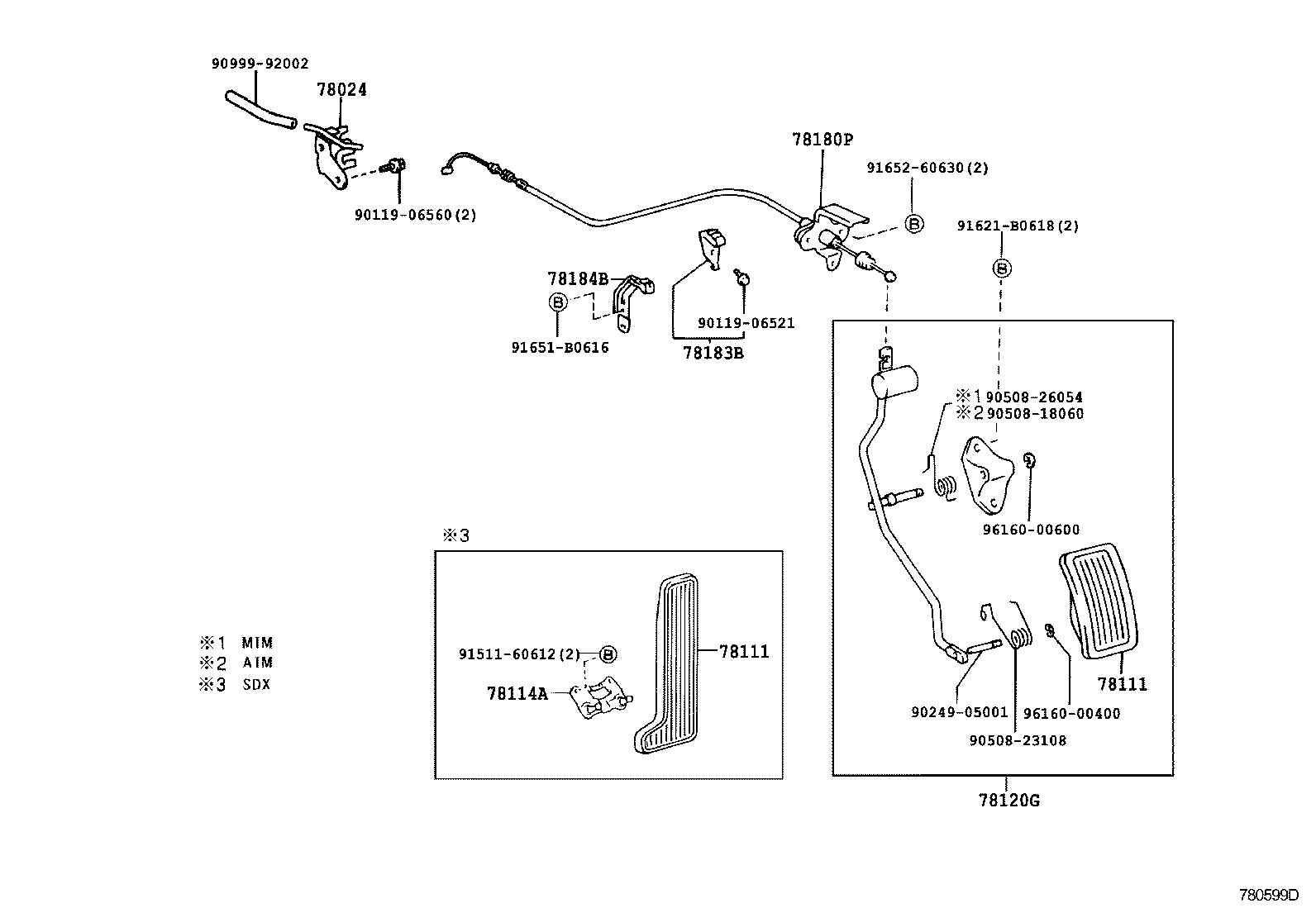  CROWN COMFORT SED |  ACCELERATOR LINK