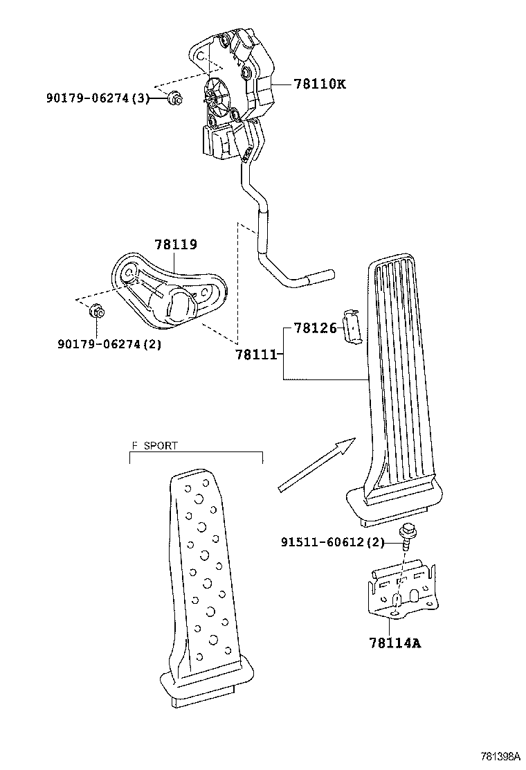  LS460 460L |  ACCELERATOR LINK