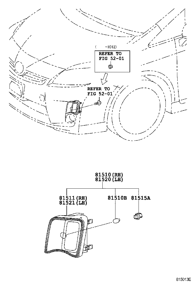  PRIUS |  FRONT TURN SIGNAL LAMP