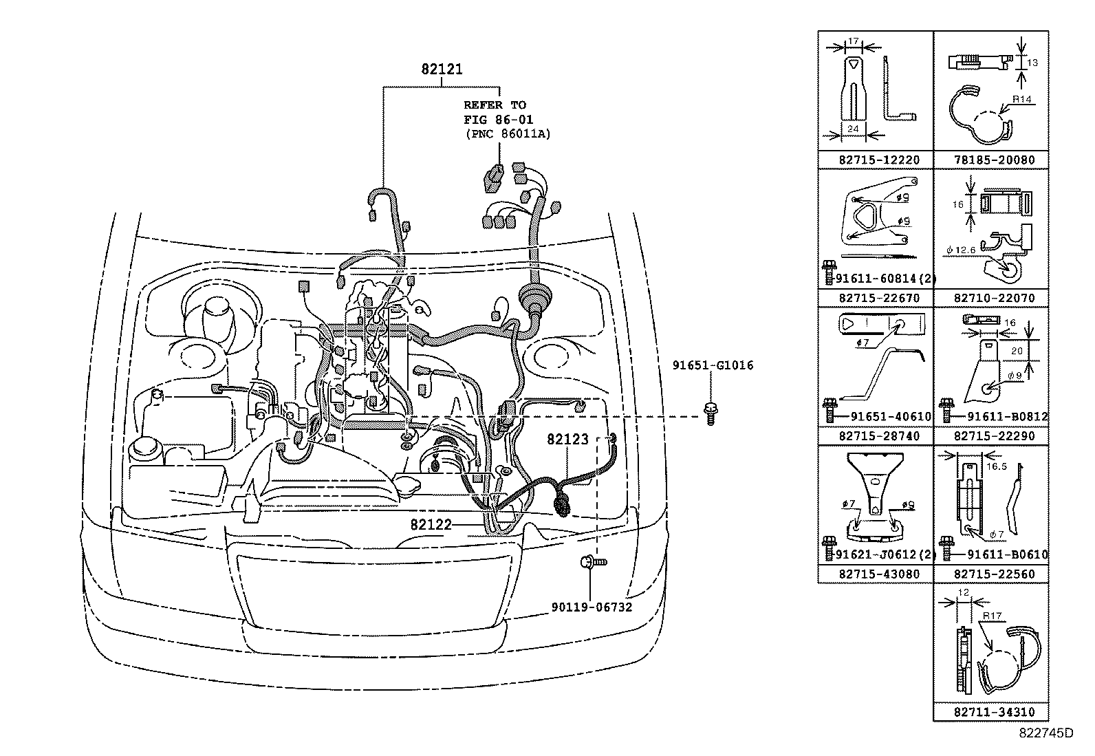  CROWN COMFORT SED |  WIRING CLAMP