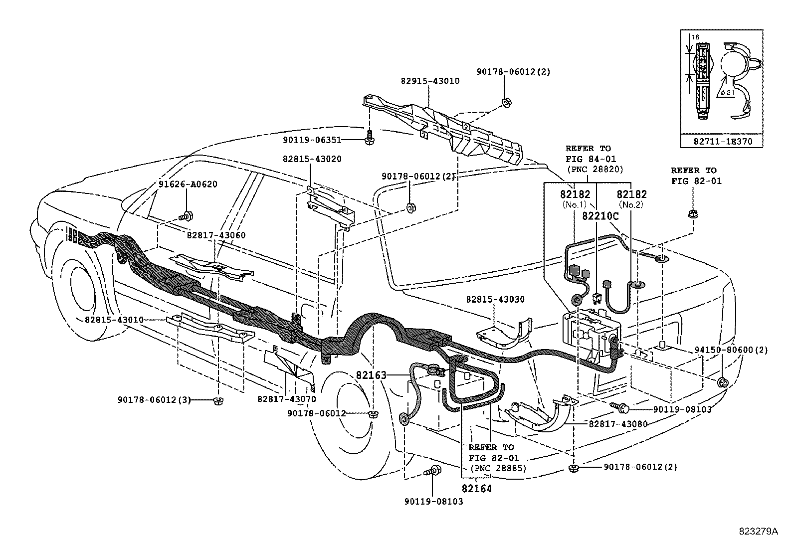  CROWN COMFORT SED |  WIRING CLAMP