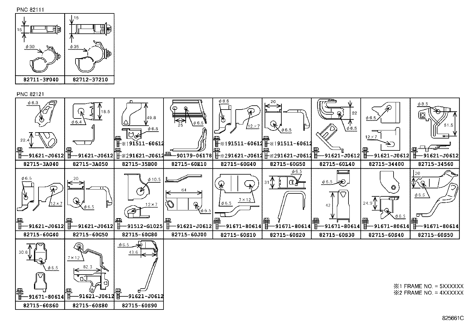  LAND CRUISER 200 202 |  WIRING CLAMP