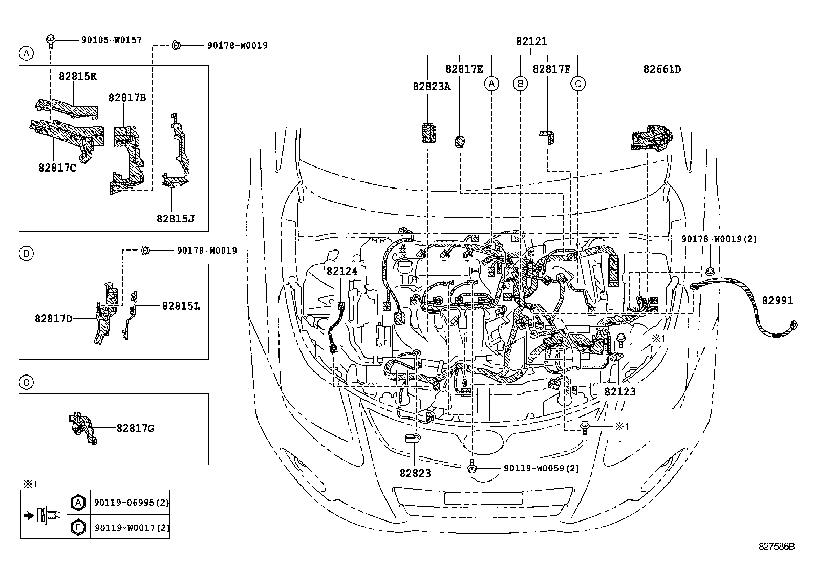  AVENSIS |  WIRING CLAMP