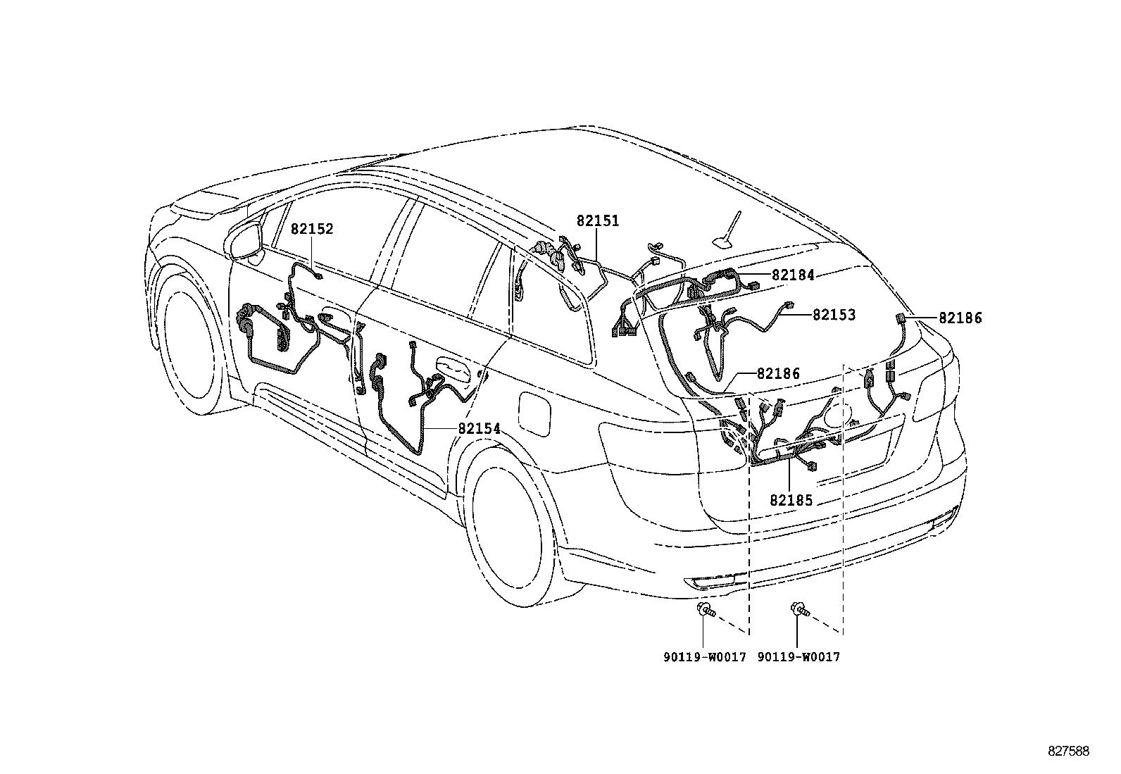  AVENSIS |  WIRING CLAMP