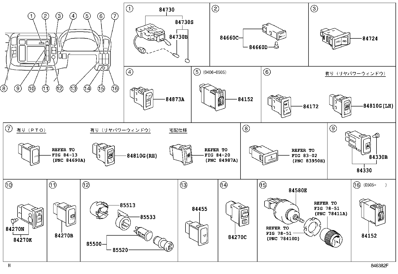  DYNA TOYOACE |  SWITCH RELAY COMPUTER