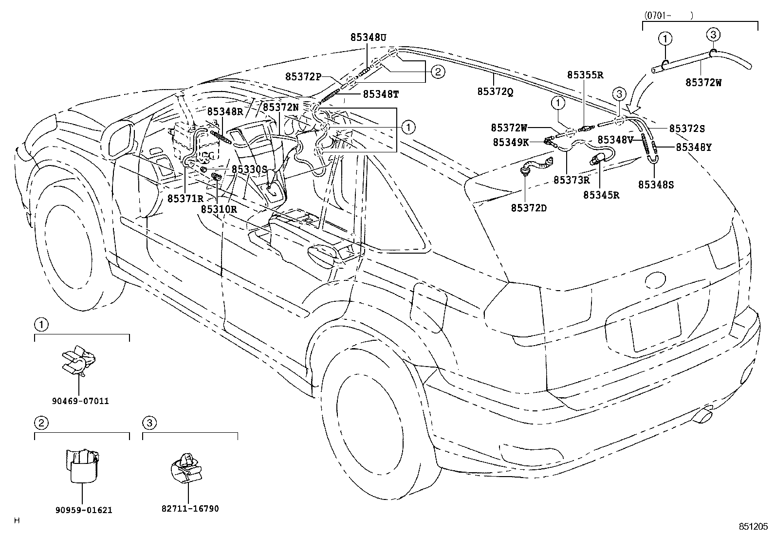  HARRIER |  REAR WASHER