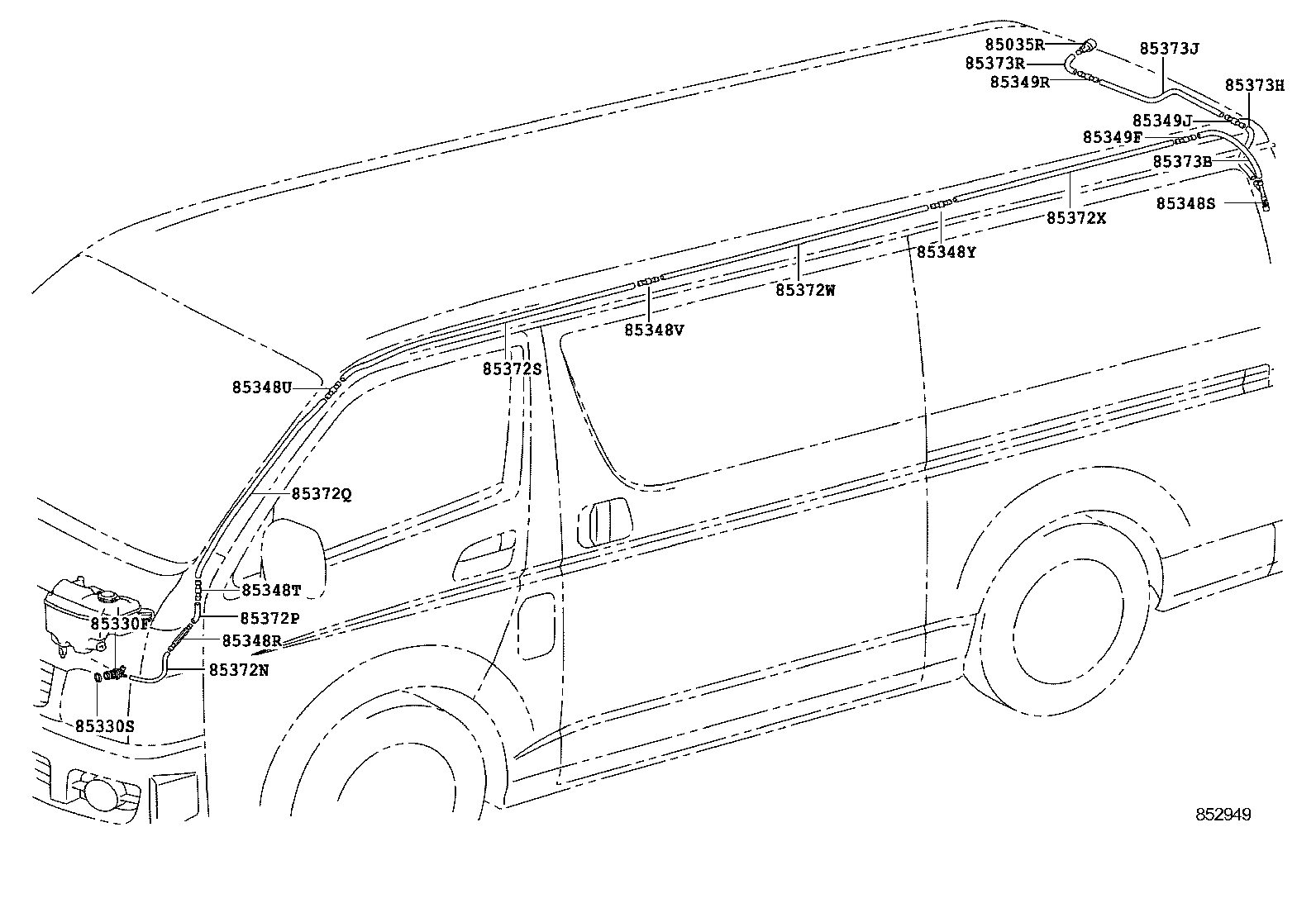  HIACE REGIUSACE |  REAR WASHER