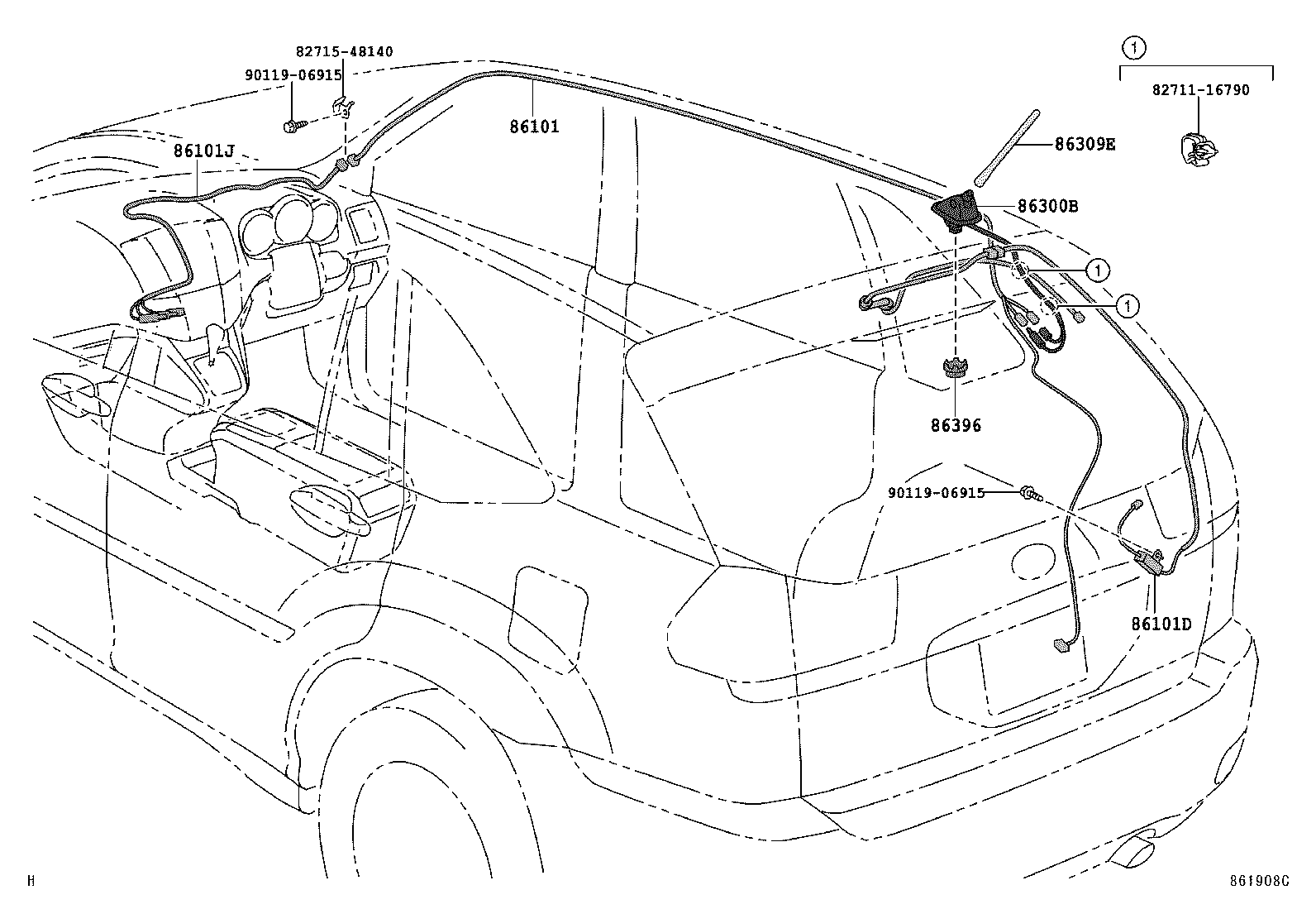  HARRIER |  ANTENNA