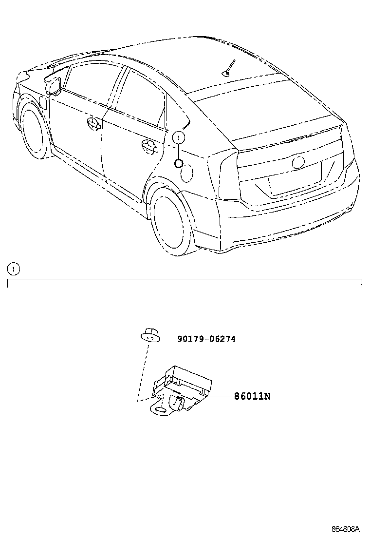  PRIUS PLUG IN HBD |  RADIO RECEIVER AMPLIFIER CONDENSER