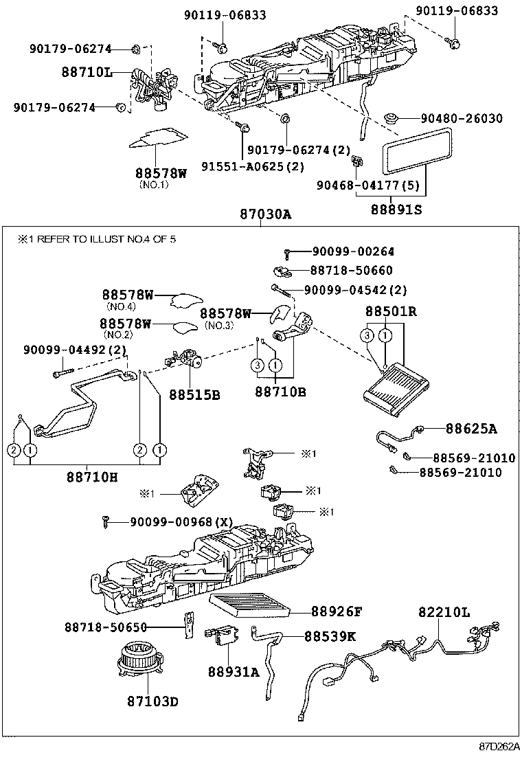  LS600H 600HL |  HEATING AIR CONDITIONING COOLER UNIT