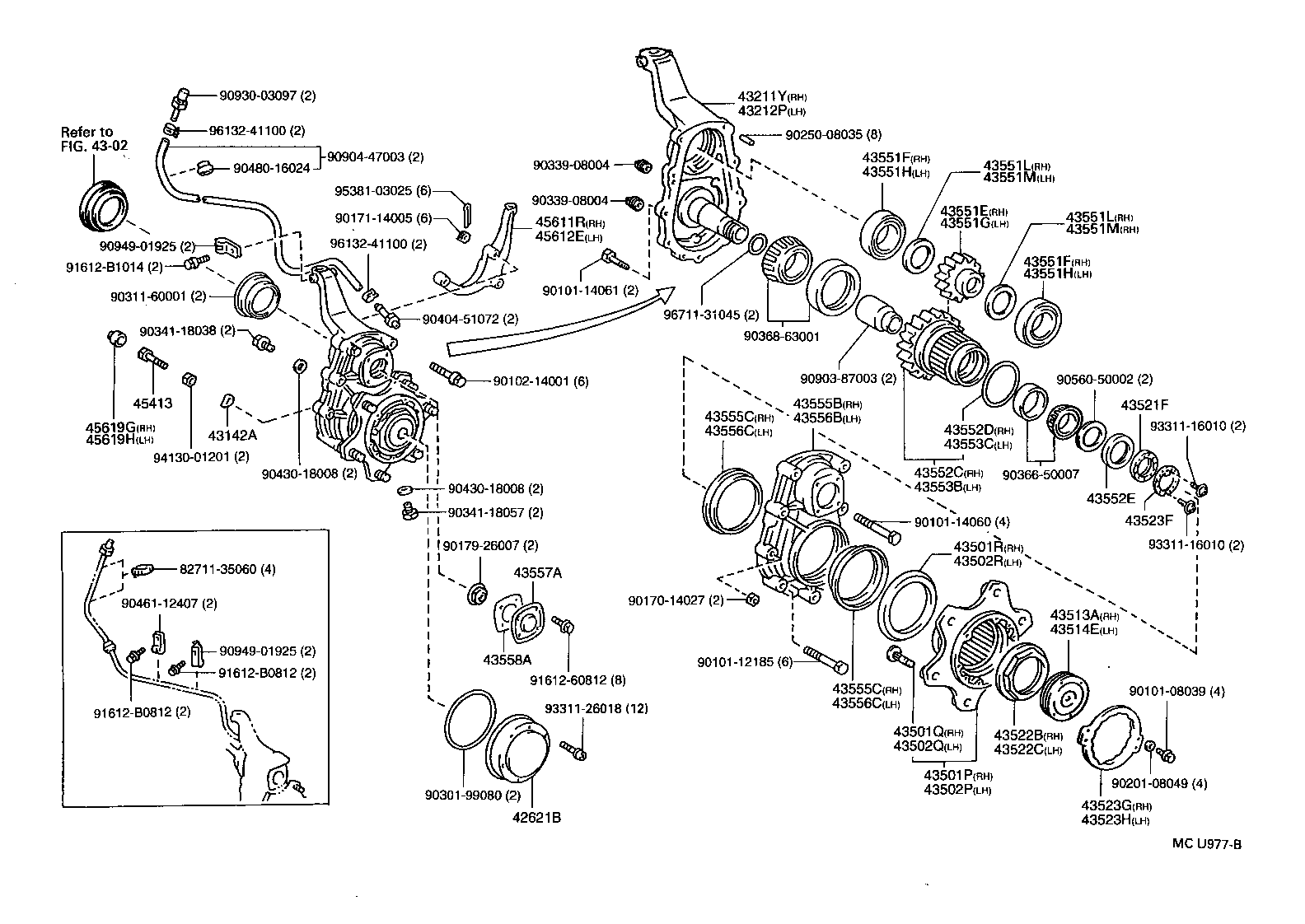  COASTER |  FRONT HUB REDUCTION