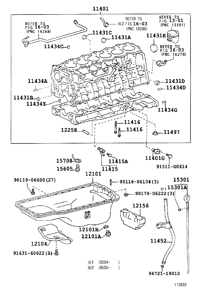  LAND CRUISER 100 |  CYLINDER BLOCK