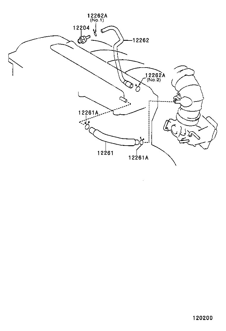  ALPHARD HV |  VENTILATION HOSE