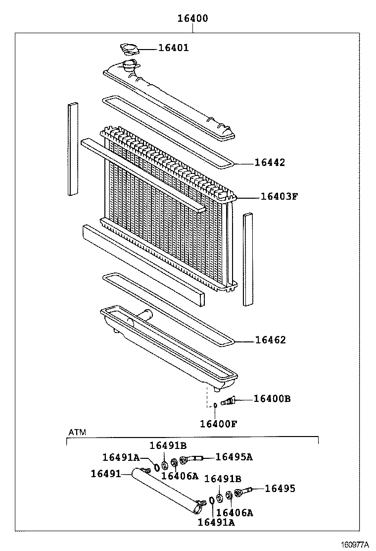  CROWN CROWN MAJESTA |  RADIATOR WATER OUTLET