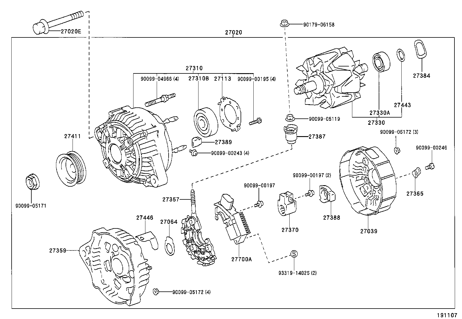  CROWN CROWN MAJESTA |  ALTERNATOR