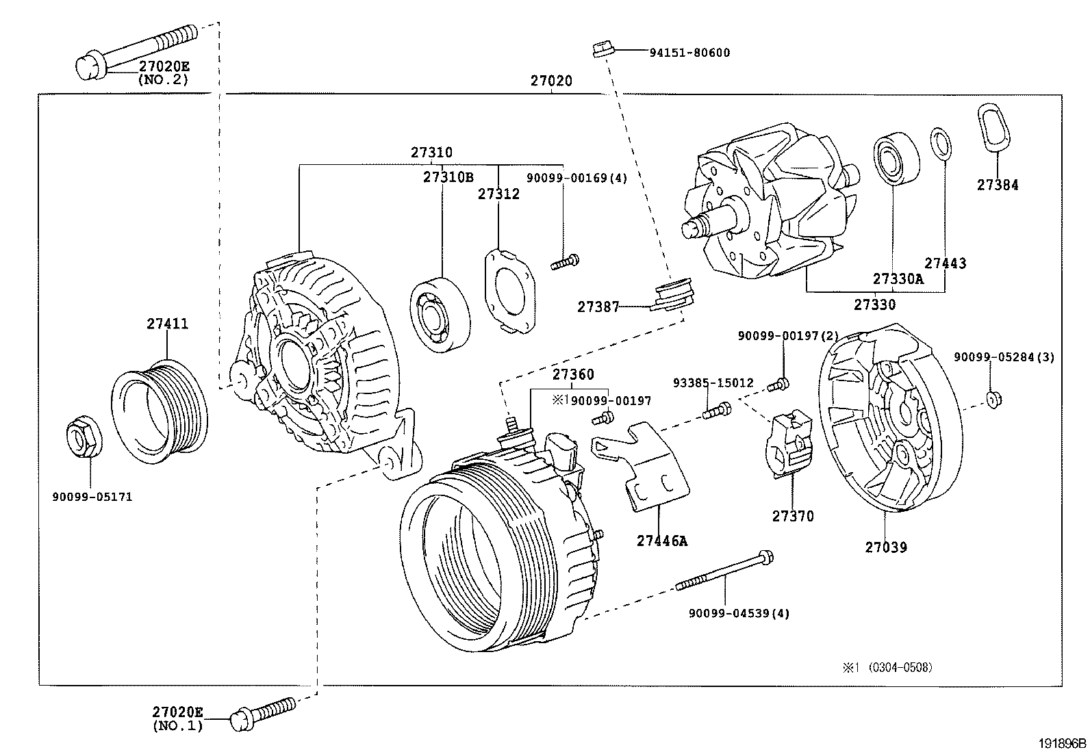  WISH |  ALTERNATOR