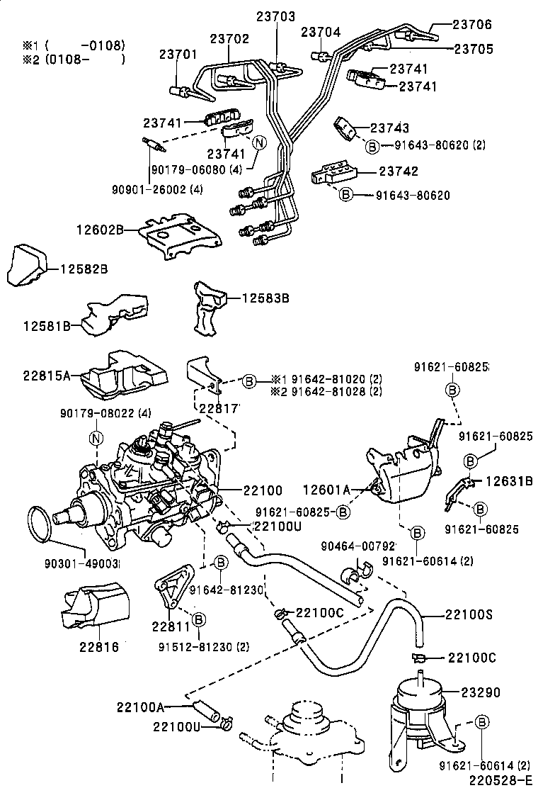  LAND CRUISER 100 |  INJECTION PUMP ASSEMBLY