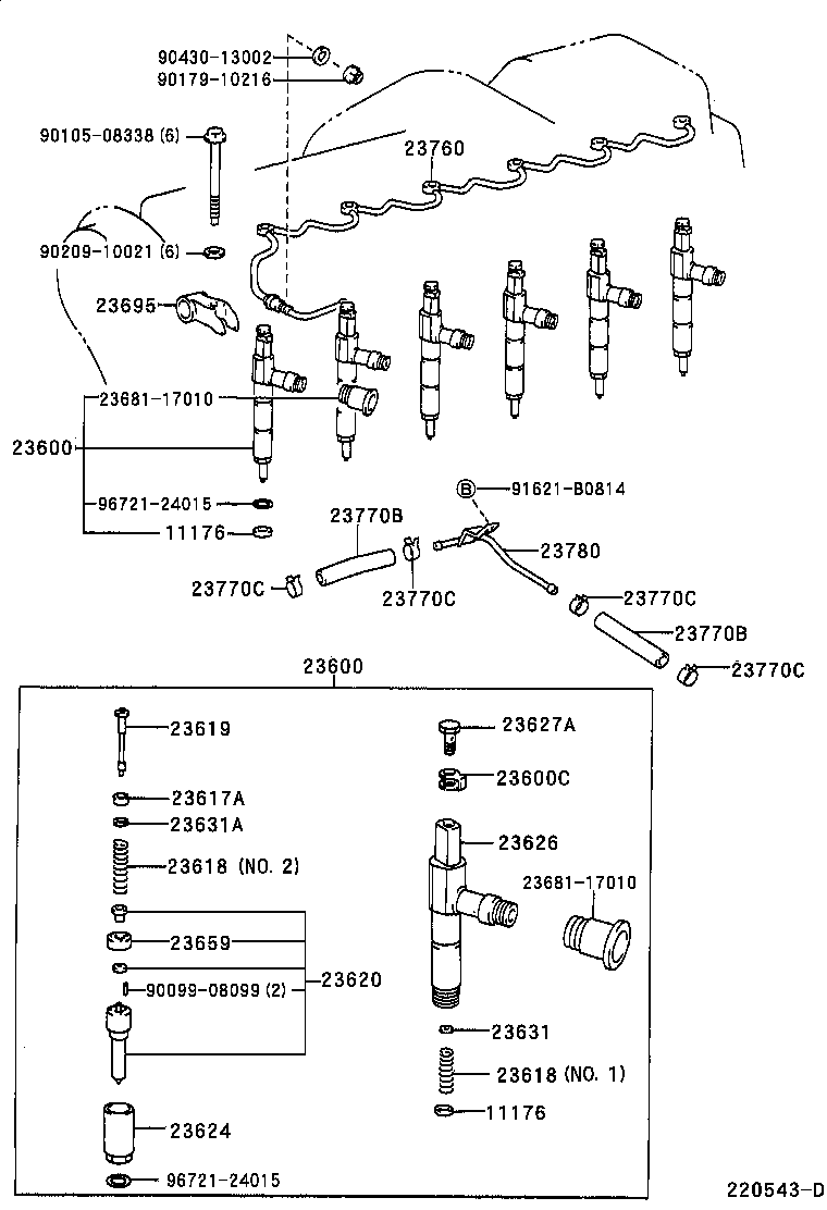  LAND CRUISER 100 |  INJECTION NOZZLE