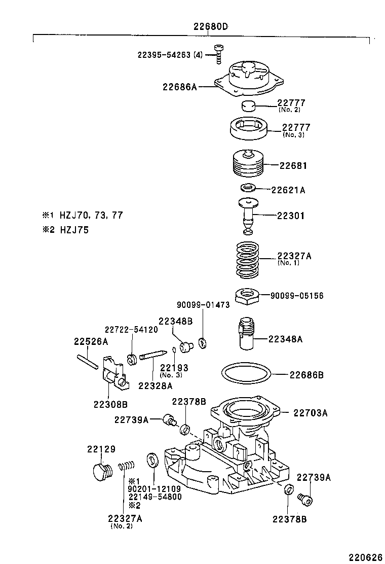  LAND CRUISER 70 |  INJECTION PUMP BODY