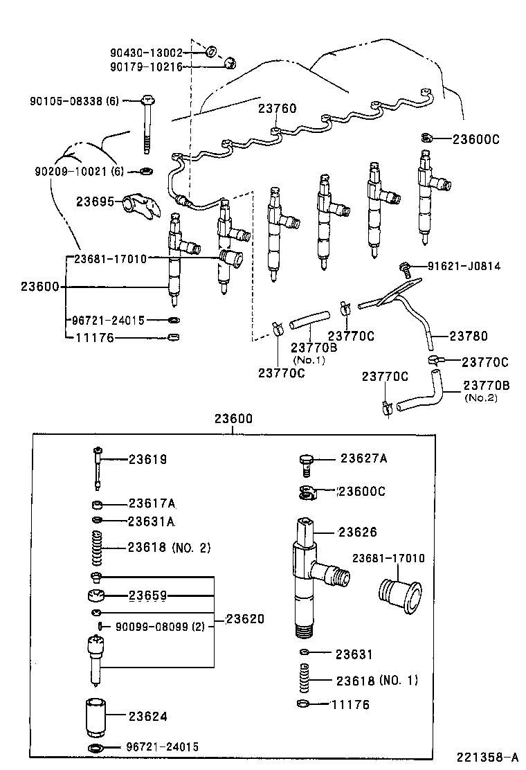  LAND CRUISER 100 |  INJECTION NOZZLE