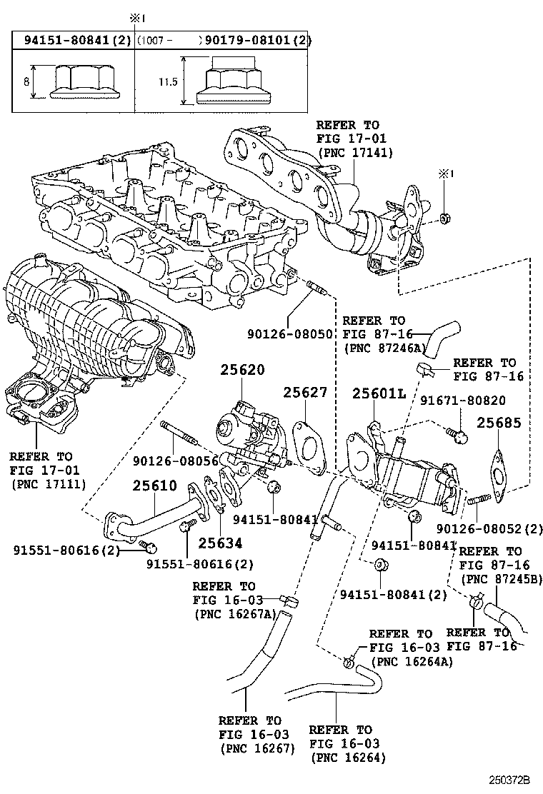  PRIUS PLUG IN LEASE |  EXHAUST GAS RECIRCULATION SYSTEM