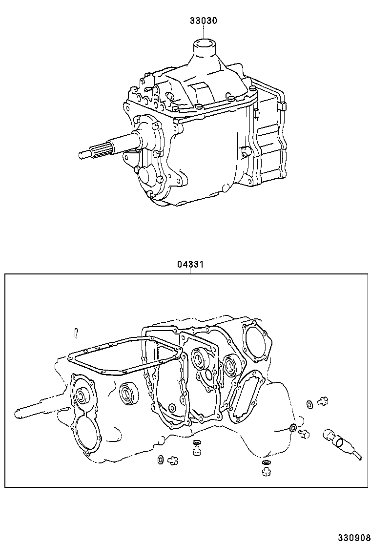  LAND CRUISER 70 |  TRANSAXLE OR TRANSMISSION ASSY GASKET KIT MTM