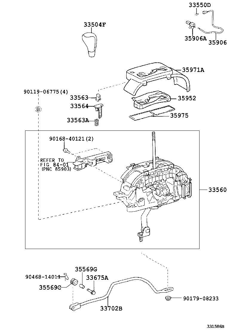  BREVIS |  SHIFT LEVER RETAINER