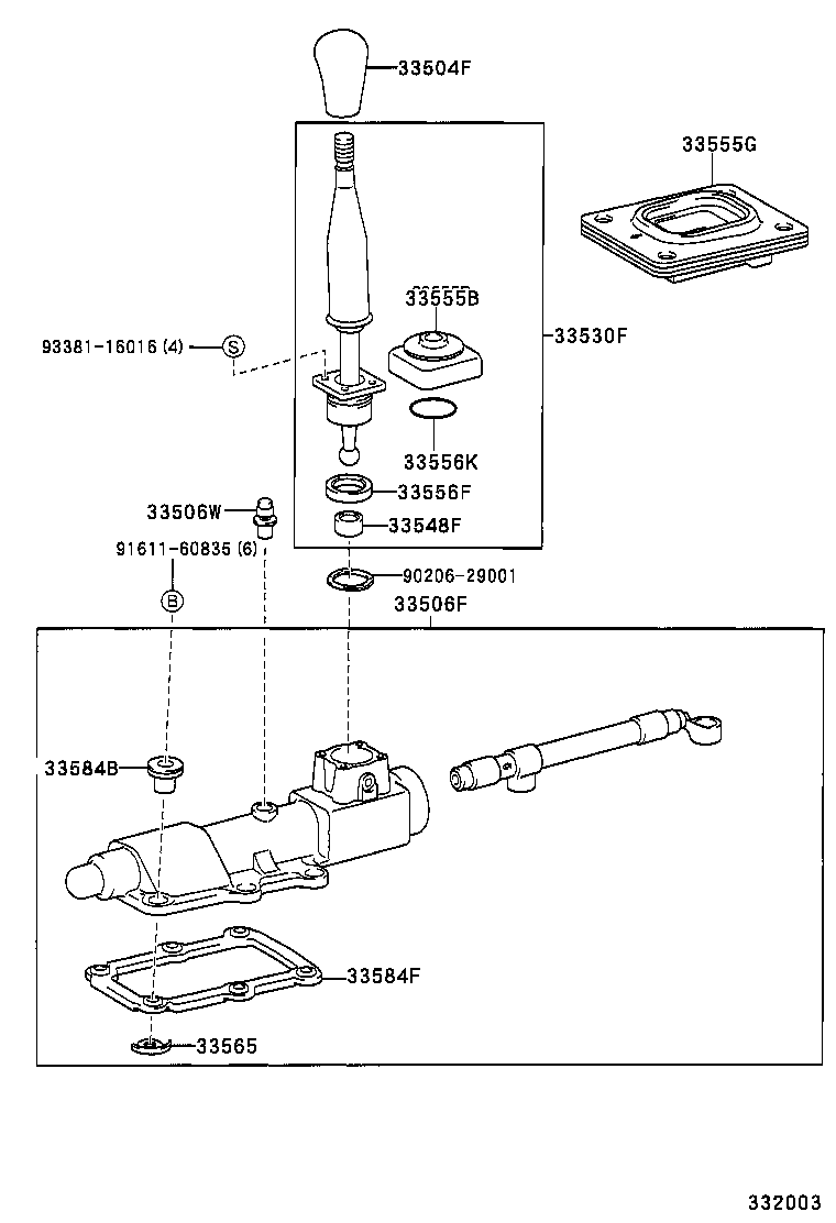  MARK 2 MARK 2 BLIT |  SHIFT LEVER RETAINER