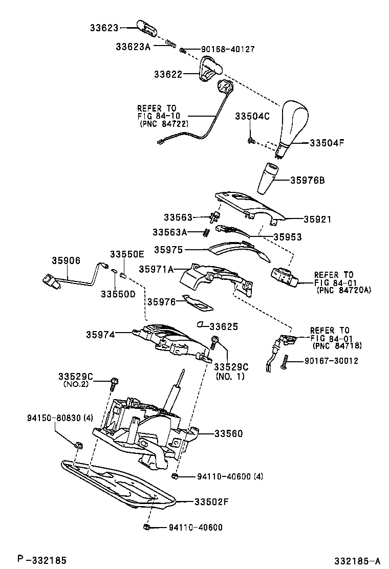  KLUGER L V |  SHIFT LEVER RETAINER